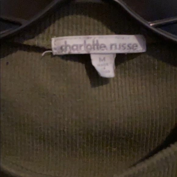 Charlotte rouse olive green crop top - Picture 2 of 2